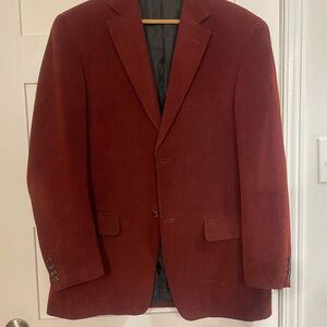 Elegant Men's Burgundy Blazer